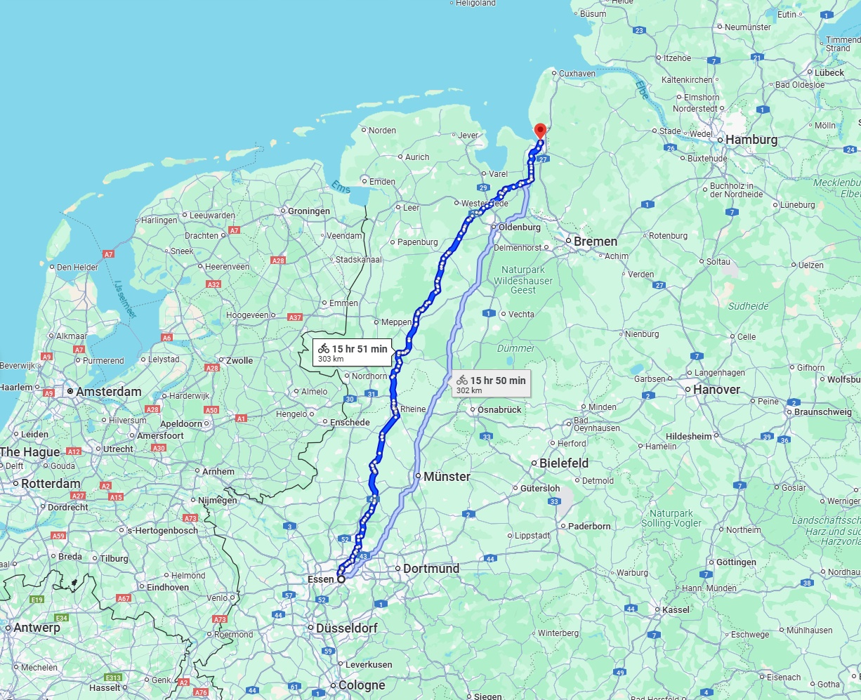 Anreise von Essen Zu Bremerhaven Über 