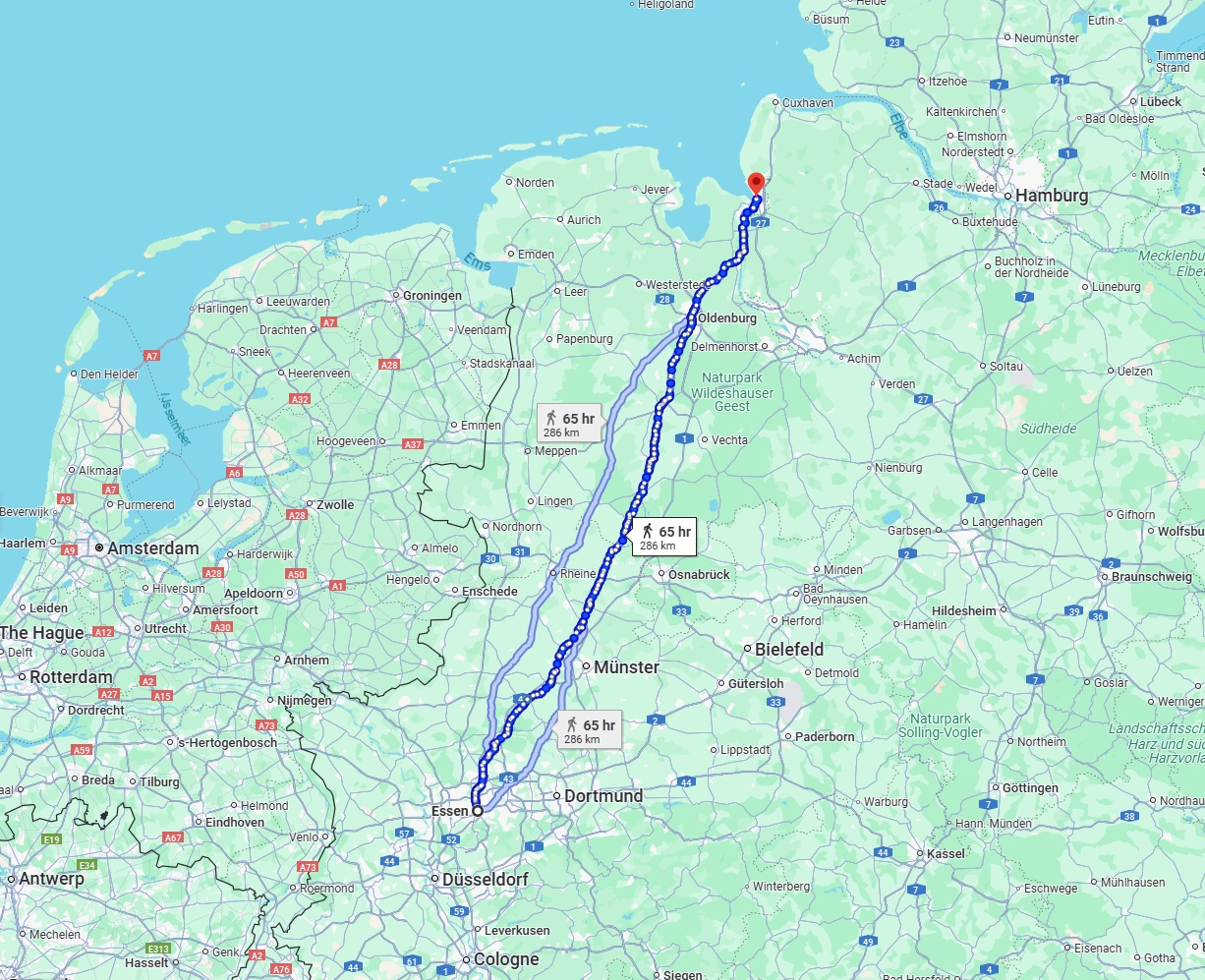 Anreise von Essen Zu Bremerhaven Über 