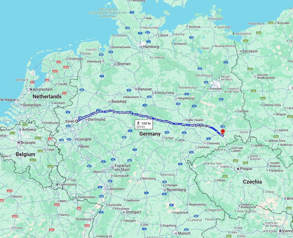 Anreise von Essen Zu Dresden Über 