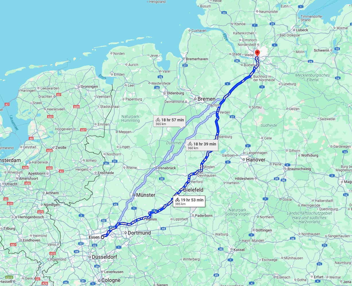 Anreise von Essen Zu Hamburg Über 
