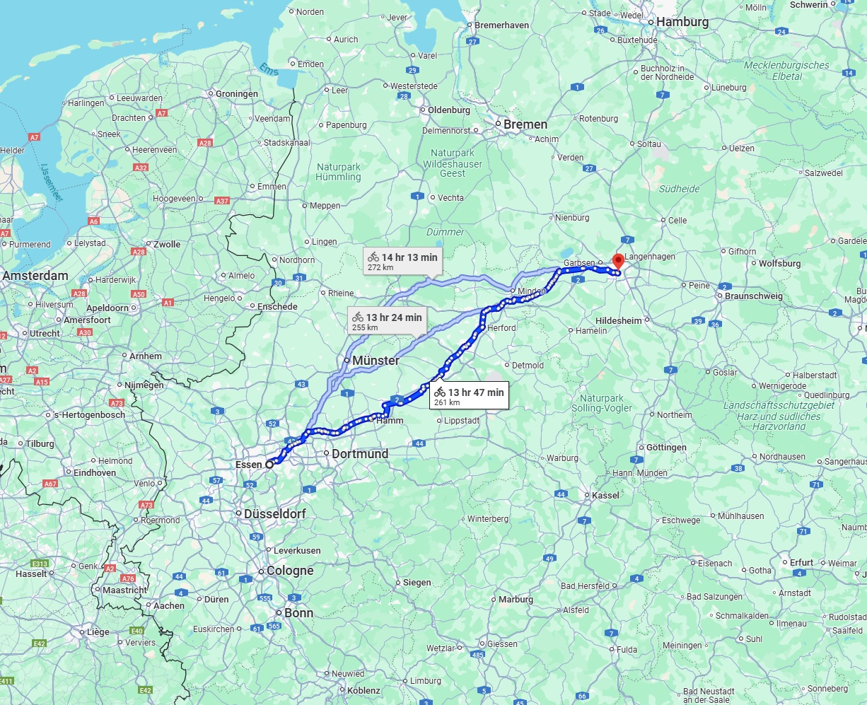 Anreise von Essen Zu Hannover Über 