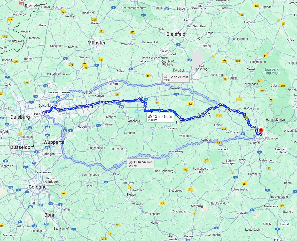 Anreise von Essen Zu Kassel Über 