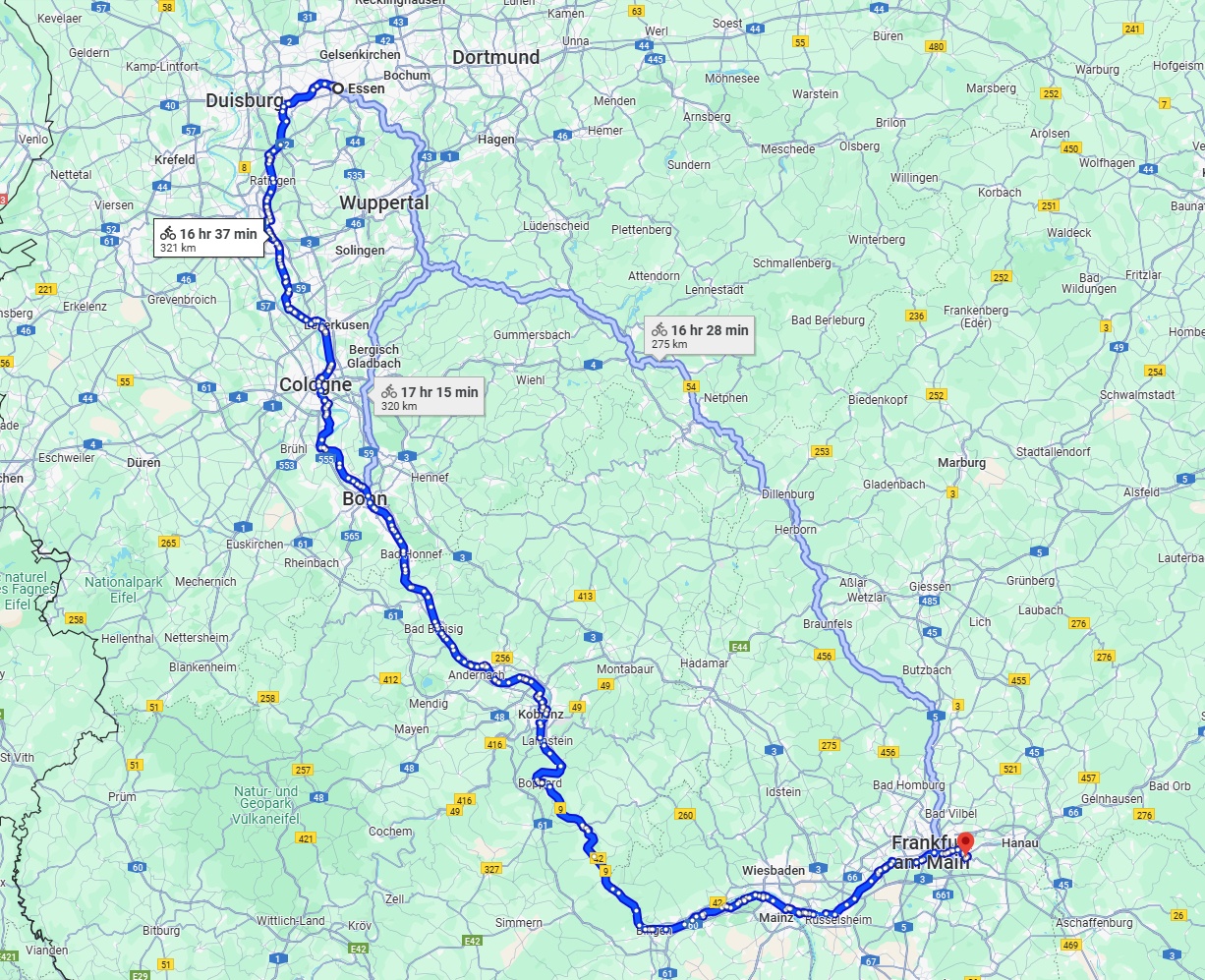 Anreise von Essen Zu Offenbach am Main Über 