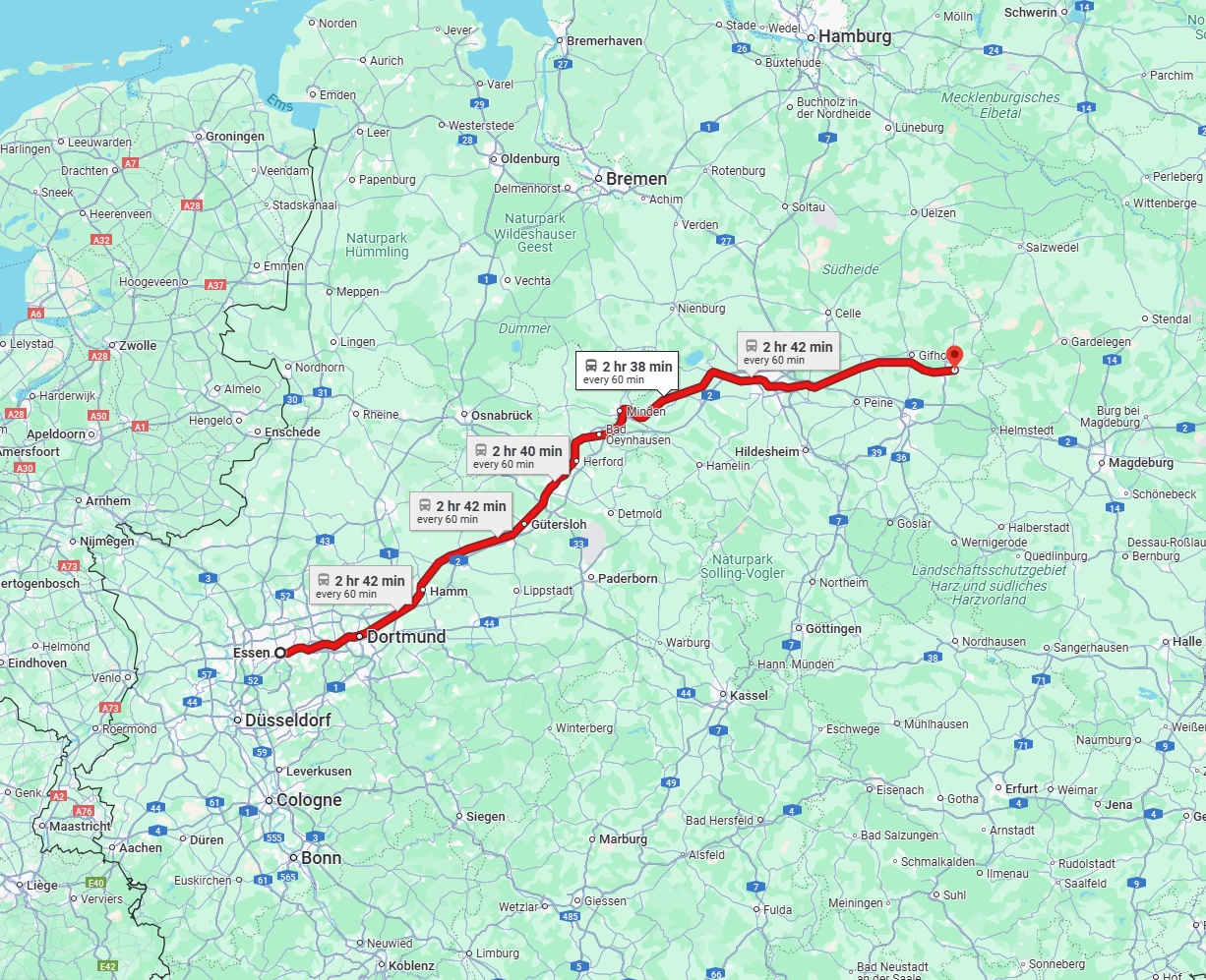Anreise von Essen Zu Wolfsburg Über 