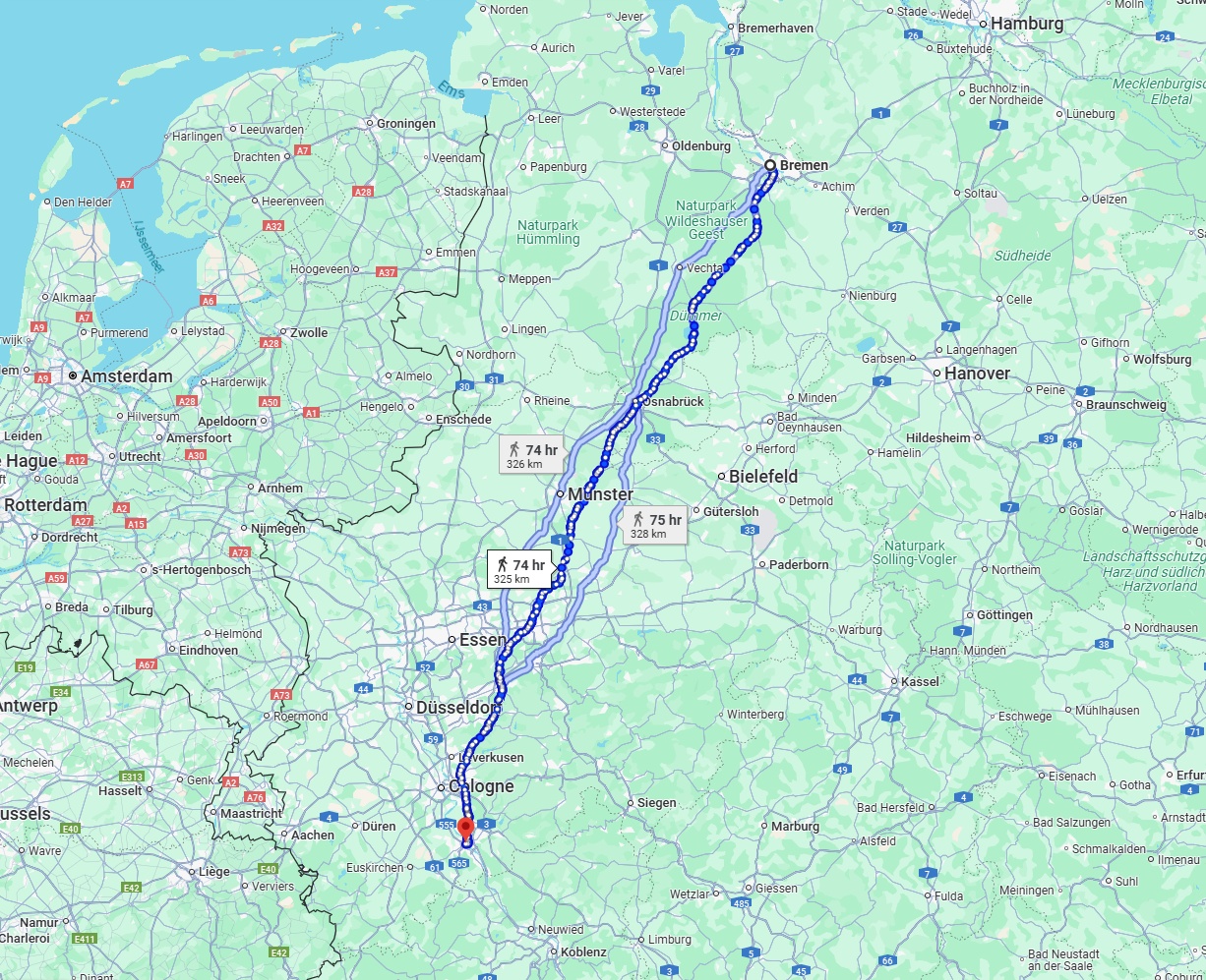 Anreise von Bremen Zu Bonn Über 