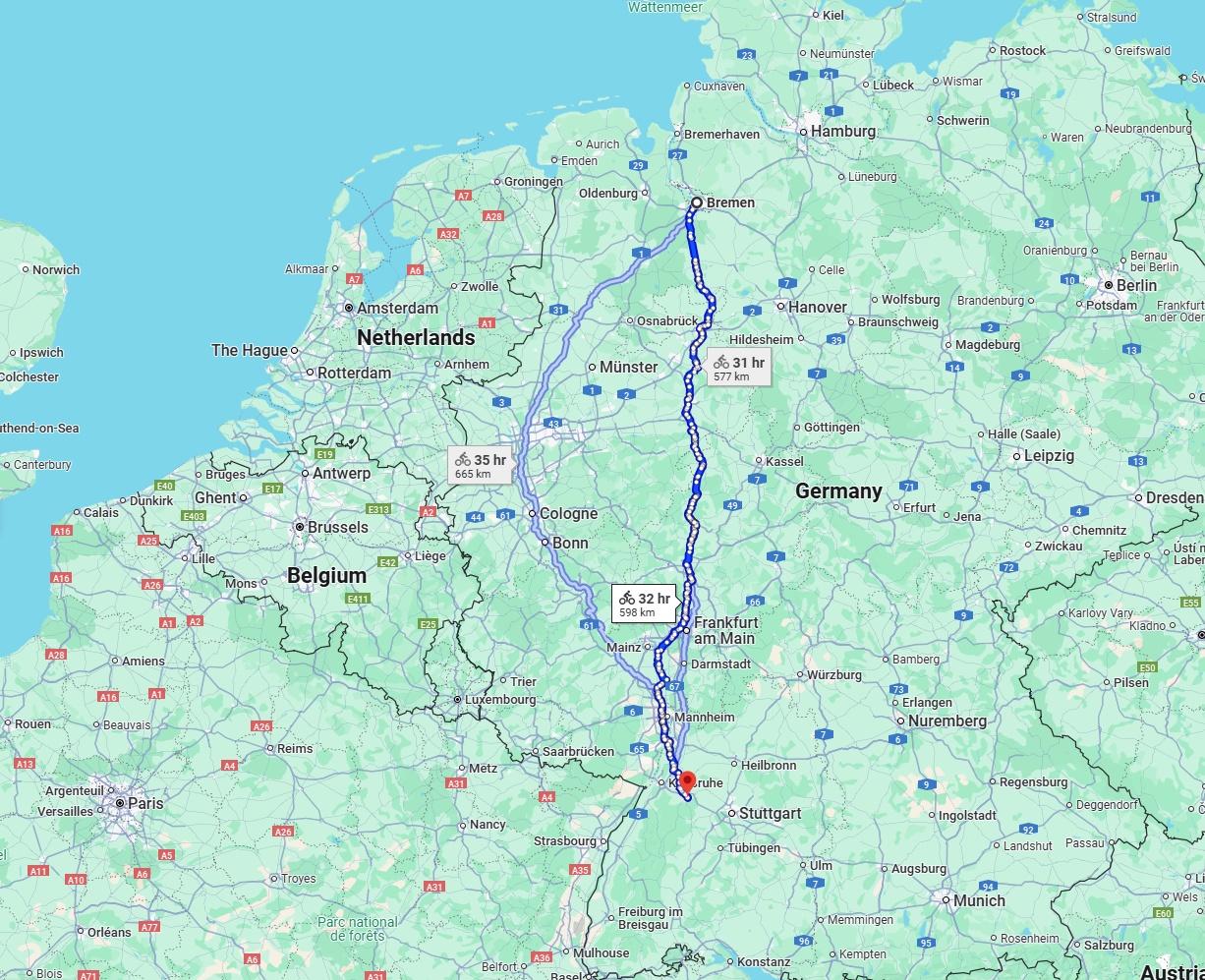 Anreise von Bremen Zu Pforzheim Über 