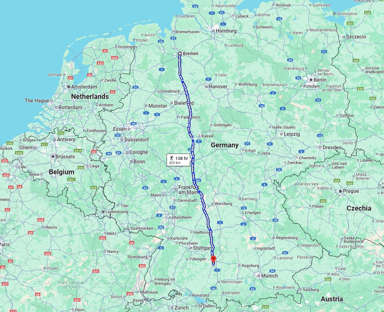 Anreise von Bremen Zu Ulm Über 