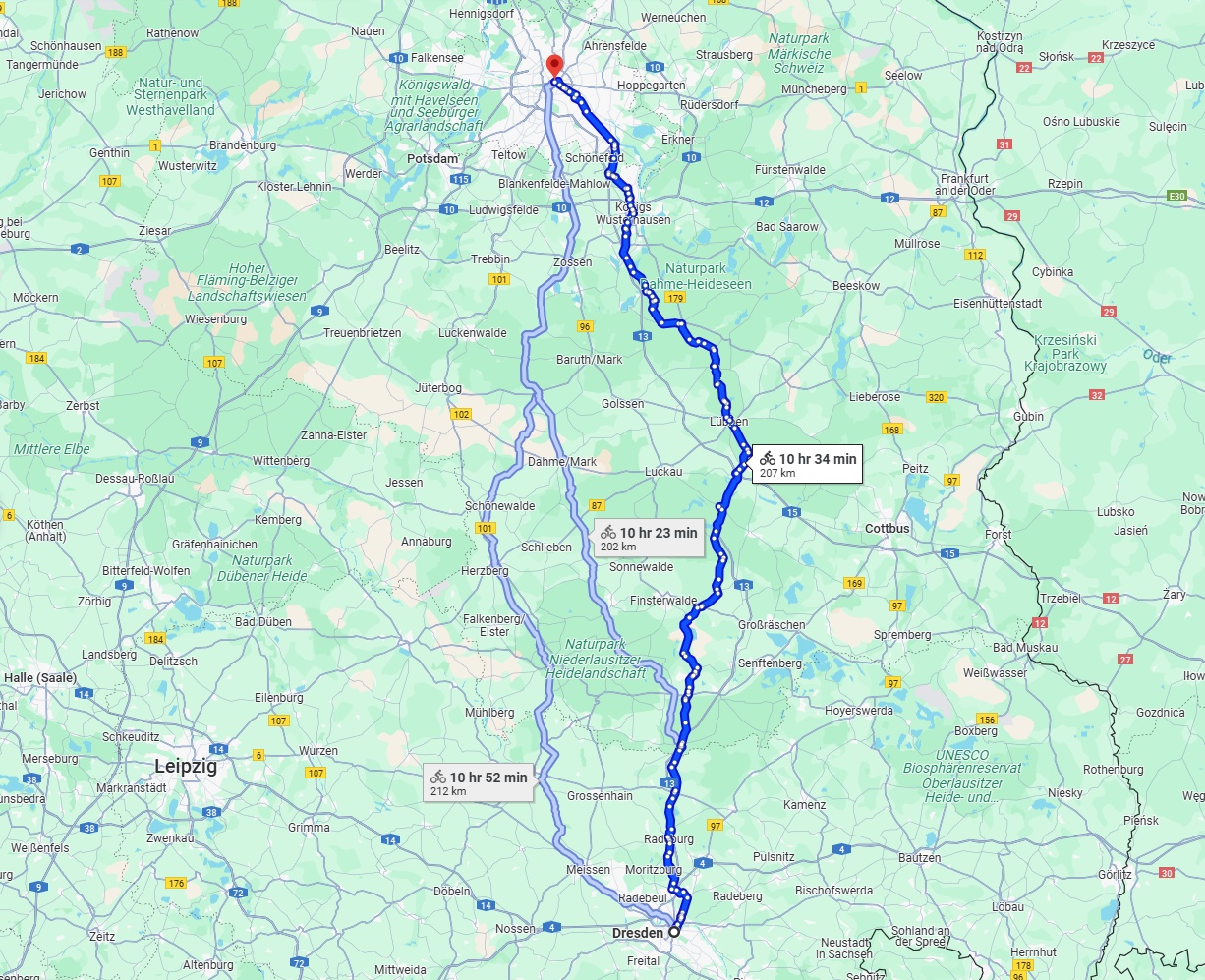 Anreise von Dresden Zu Berlin Über 