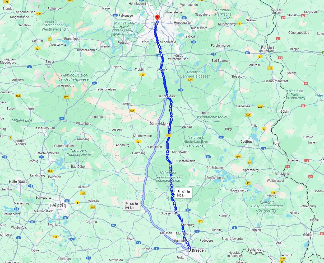 Anreise von Dresden Zu Berlin Über 