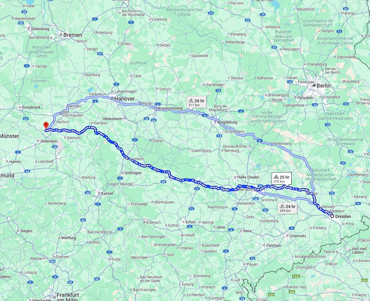 Anreise von Dresden Zu Bielefeld Über 