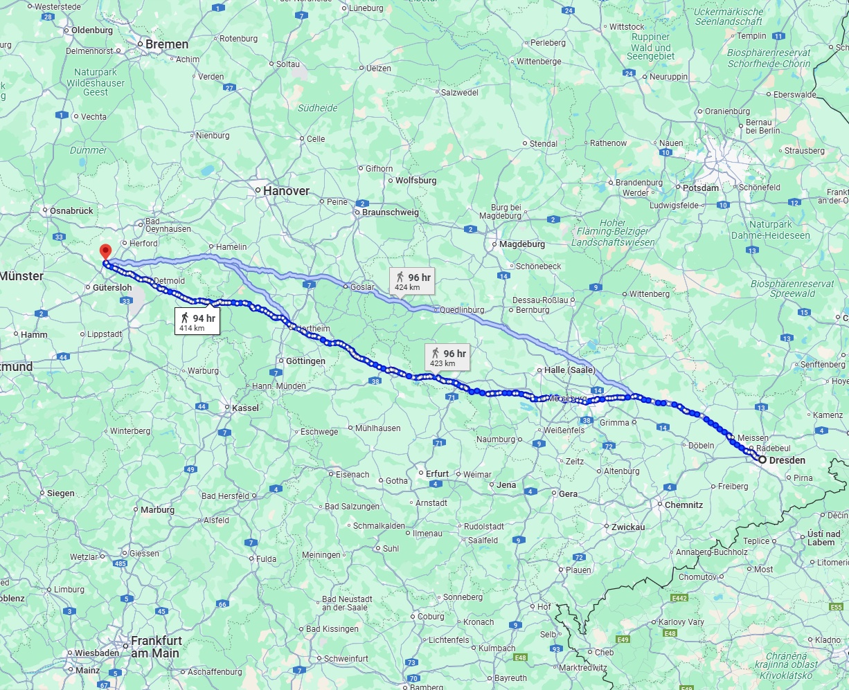 Anreise von Dresden Zu Bielefeld Über 