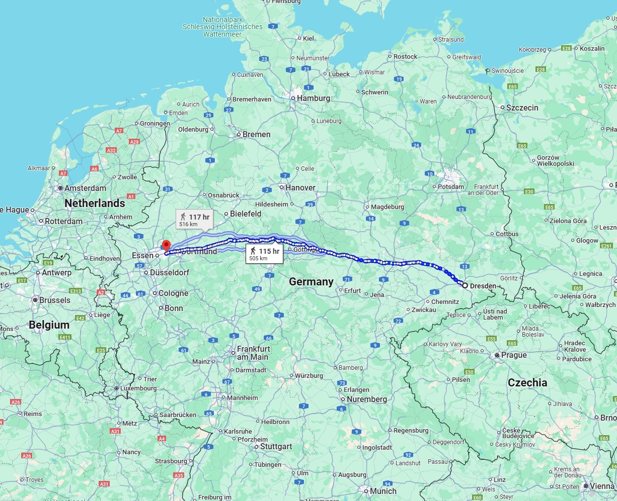 Anreise von Dresden Zu Bochum Über 