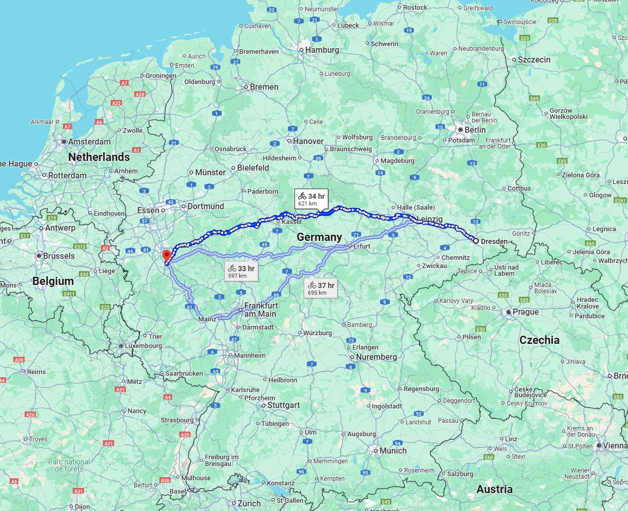 Anreise von Dresden Zu Bonn Über 