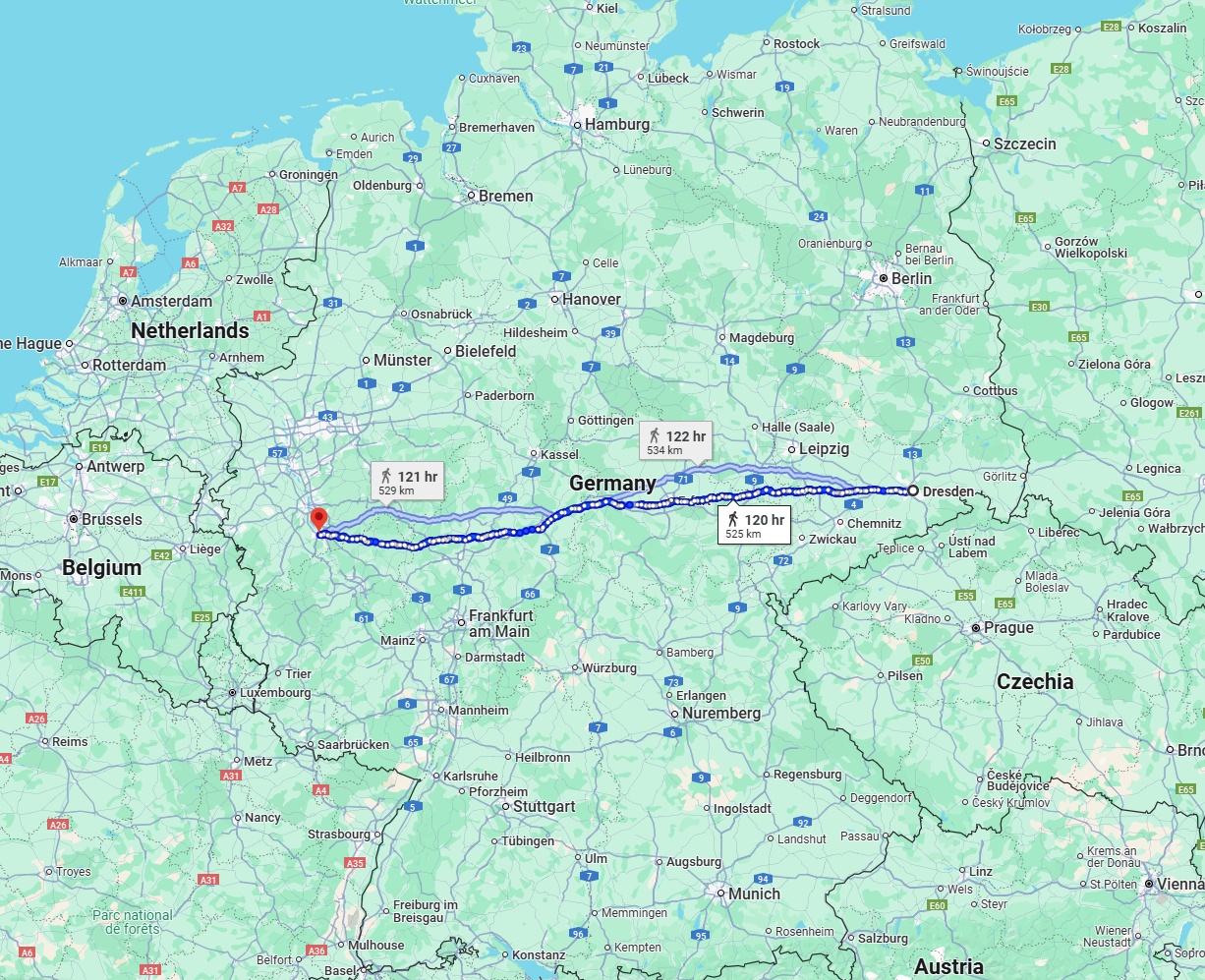 Anreise von Dresden Zu Bonn Über 