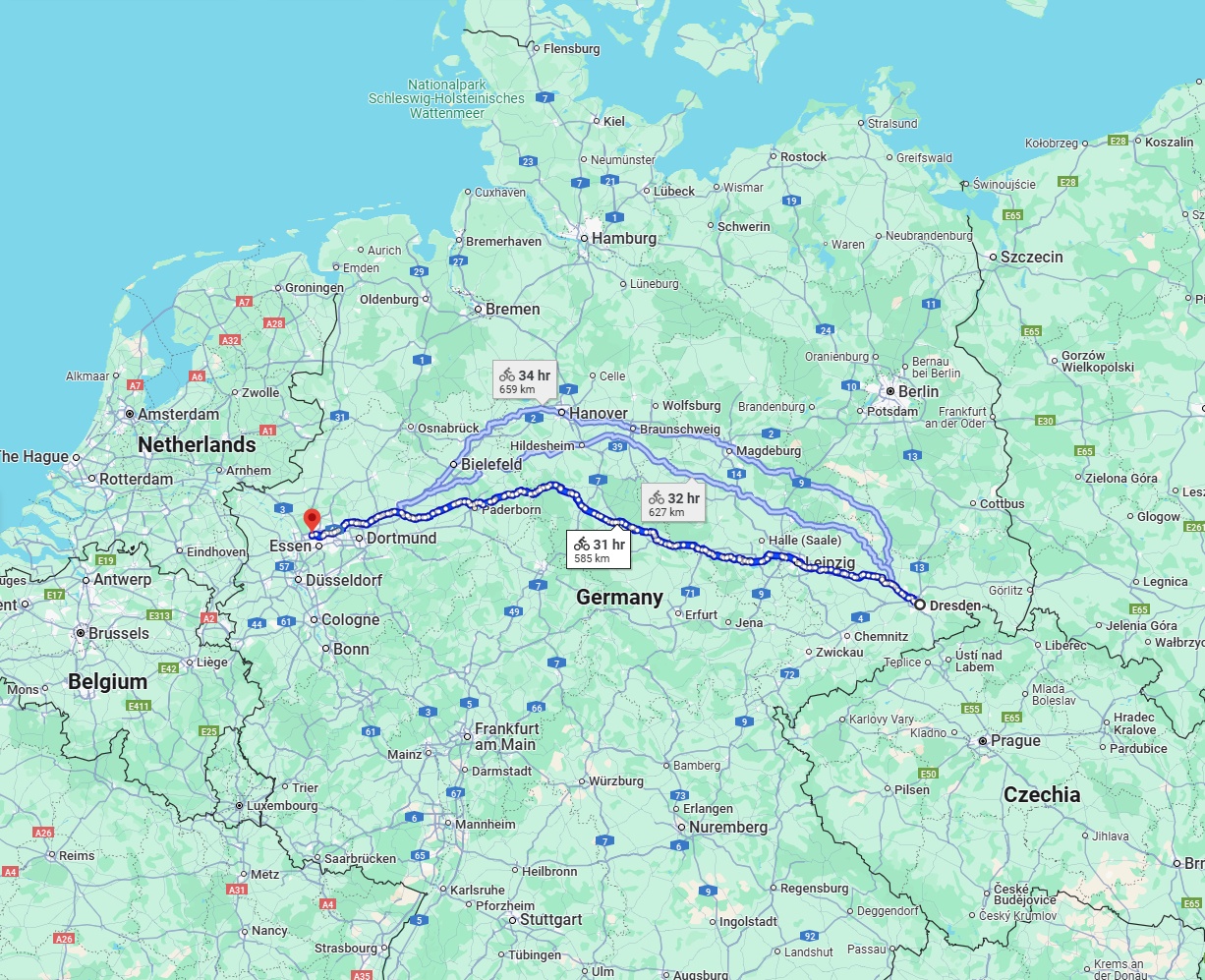 Anreise von Dresden Zu Bottrop Über 