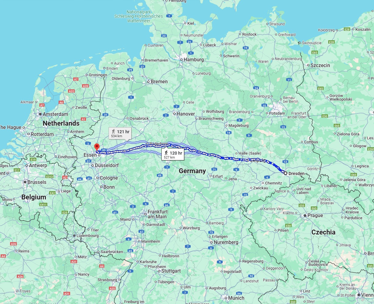 Anreise von Dresden Zu Bottrop Über 