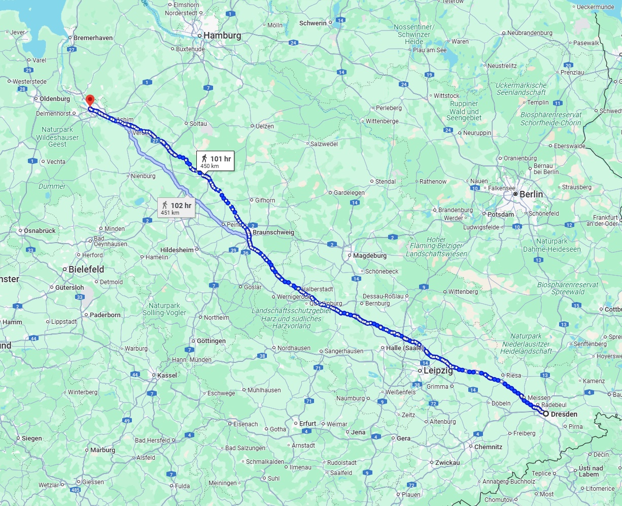 Anreise von Dresden Zu Bremen Über 