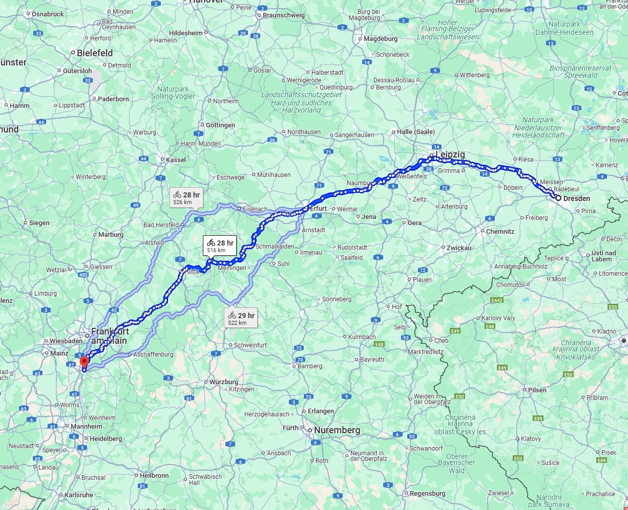 Anreise von Dresden Zu Darmstadt Über 