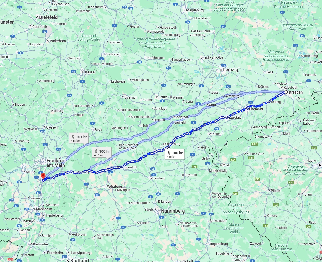 Anreise von Dresden Zu Darmstadt Über 