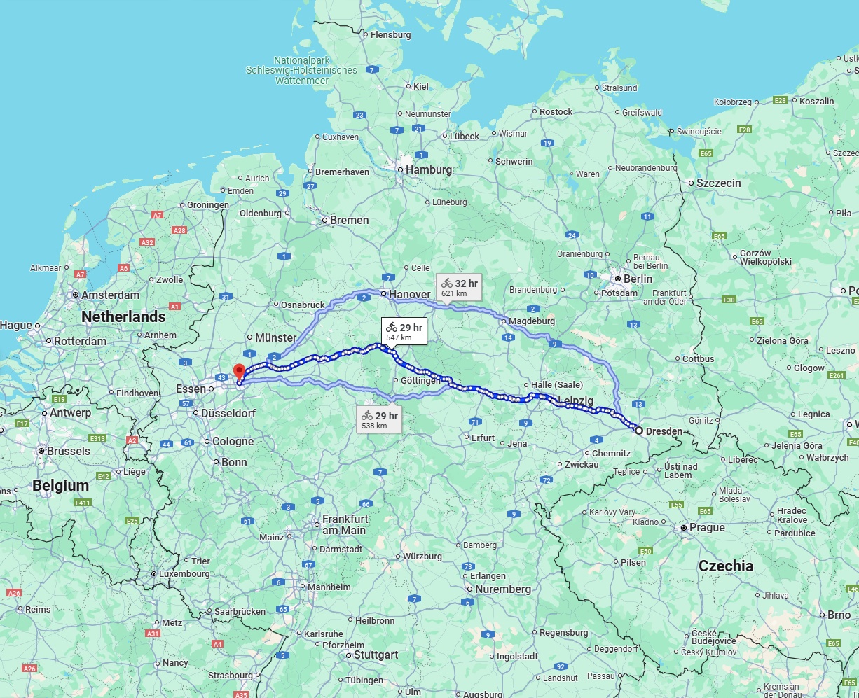 Anreise von Dresden Zu Dortmund Über 