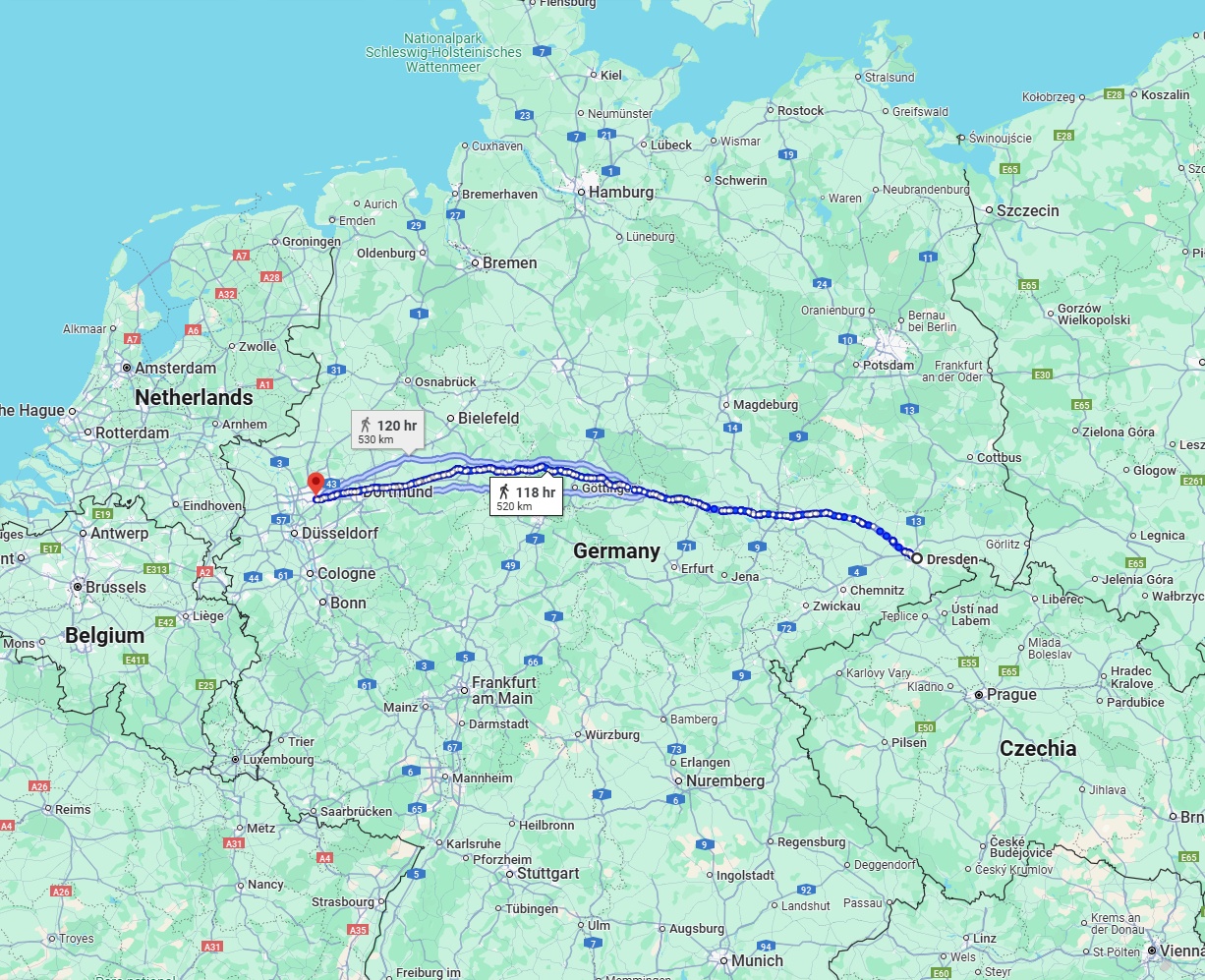 Anreise von Dresden Zu Essen Über 