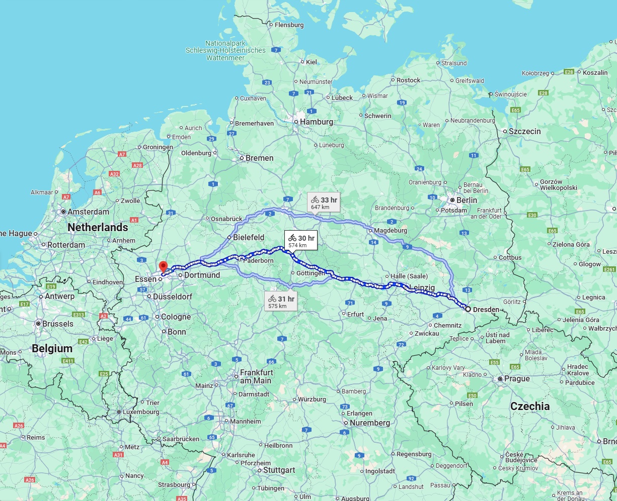 Anreise von Dresden Zu Gelsenkirchen Über 
