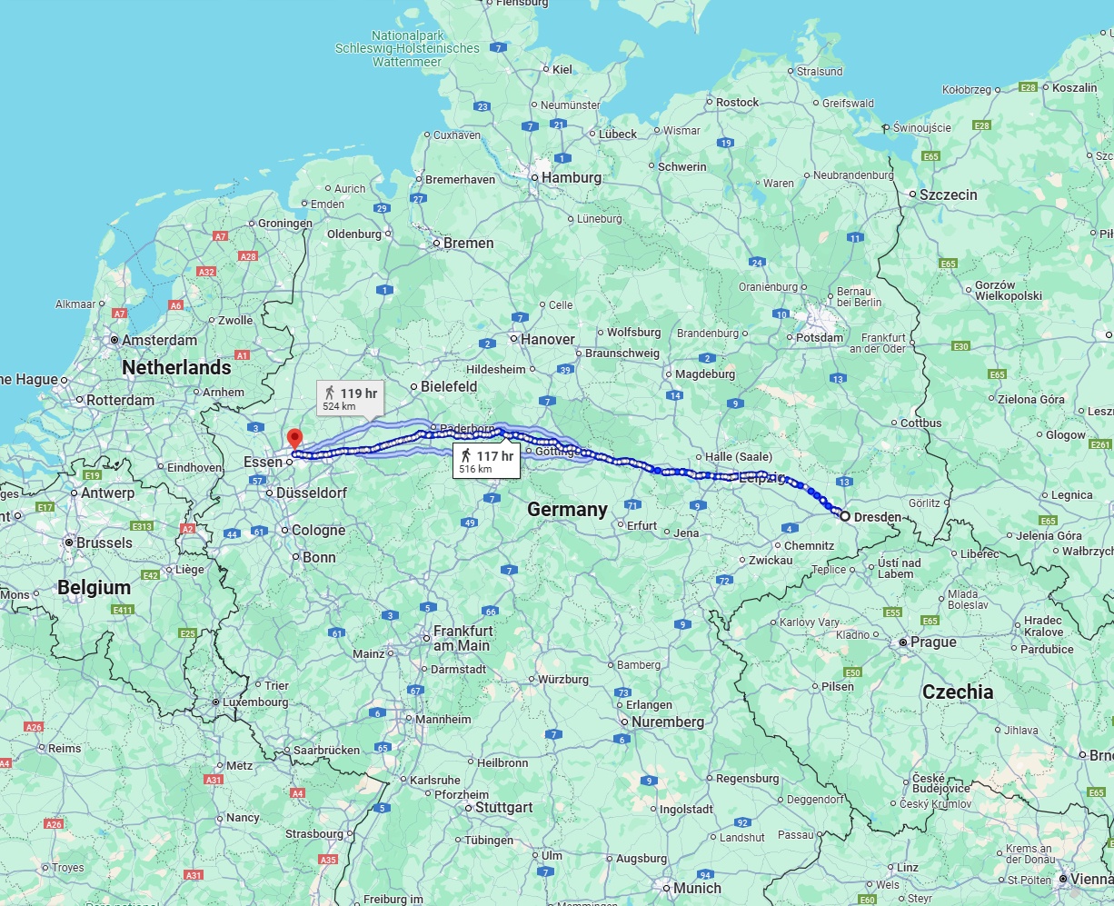 Anreise von Dresden Zu Gelsenkirchen Über 