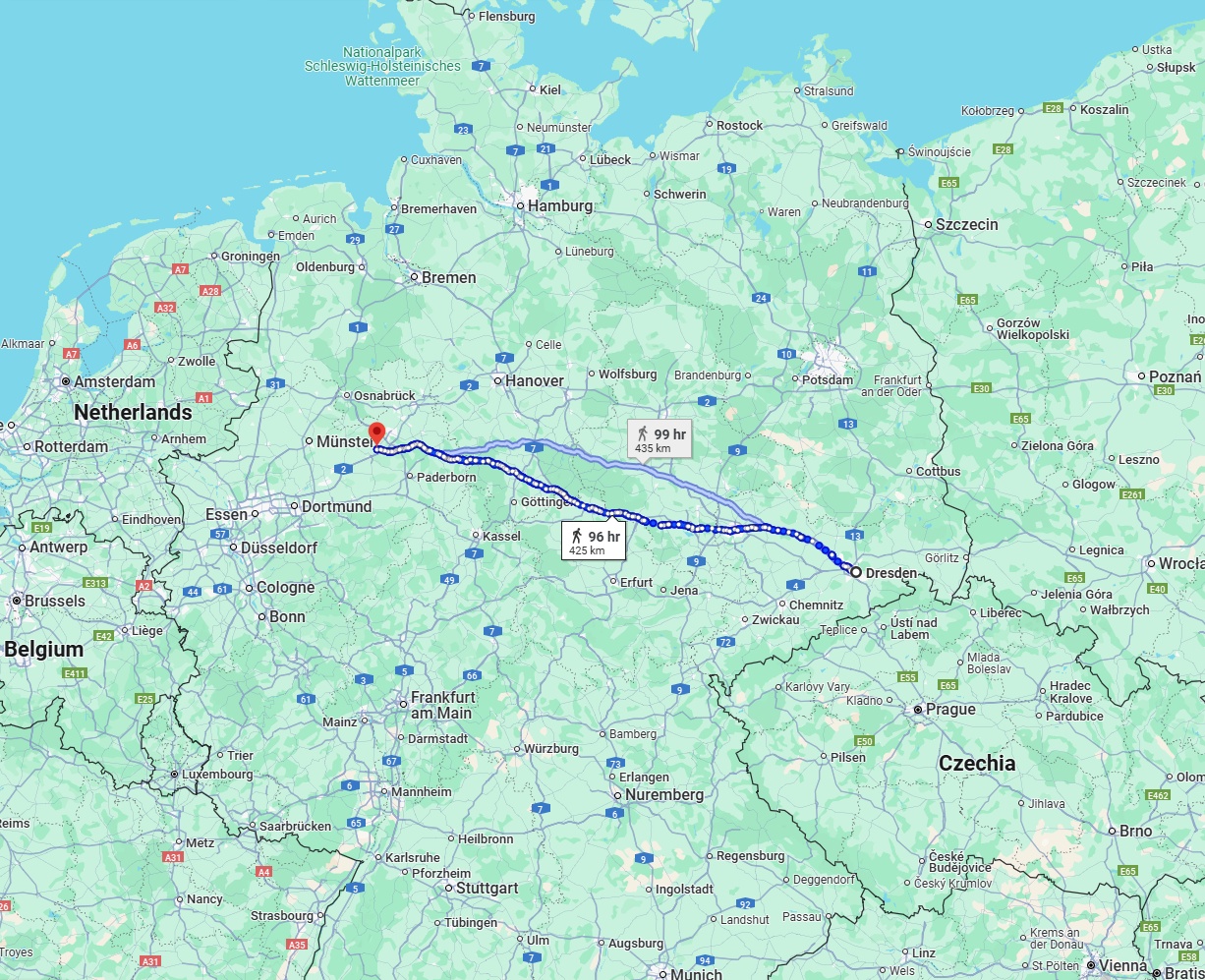 Anreise von Dresden Zu Gütersloh Über 