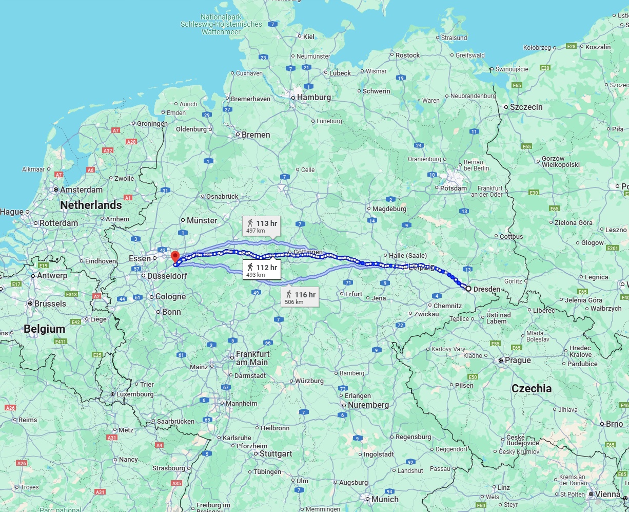 Anreise von Dresden Zu Hagen Über 