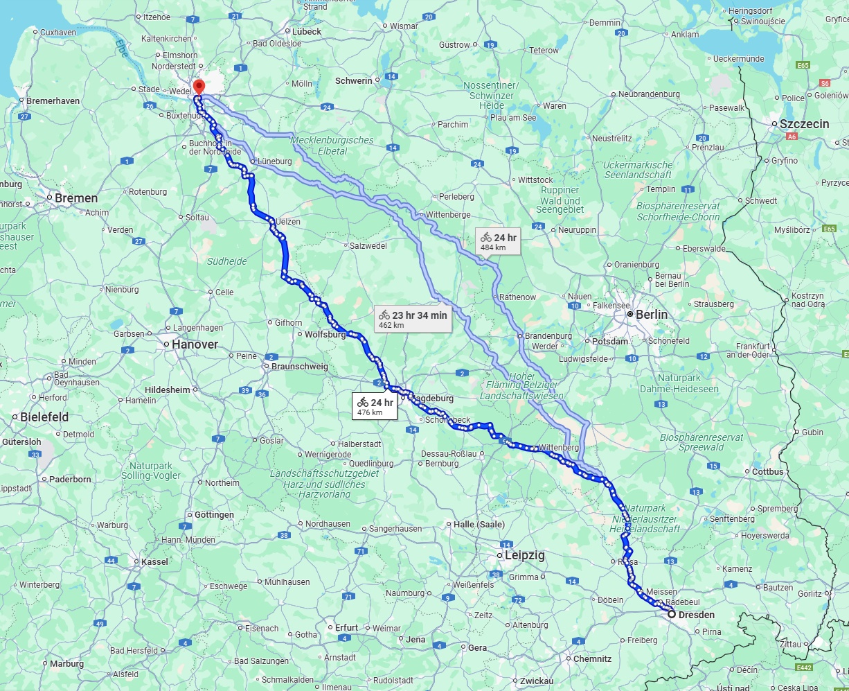 Anreise von Dresden Zu Hamburg Über 