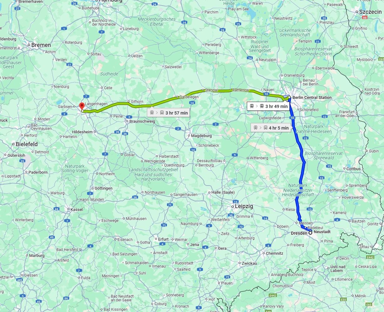 Anreise von Dresden Zu Hannover Über 