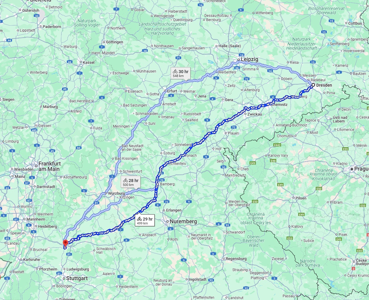 Anreise von Dresden Zu Heilbronn Über 