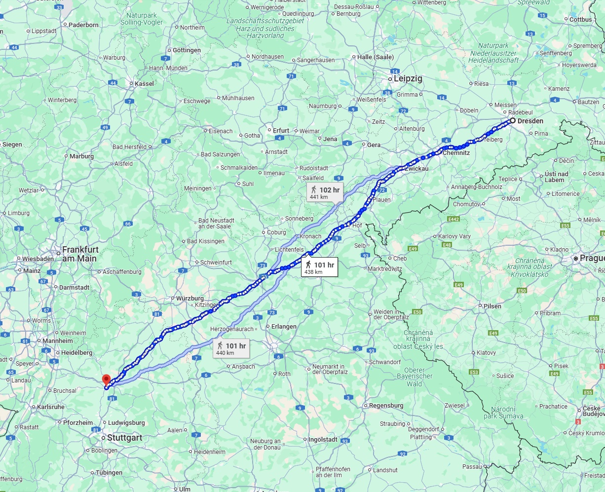 Anreise von Dresden Zu Heilbronn Über 