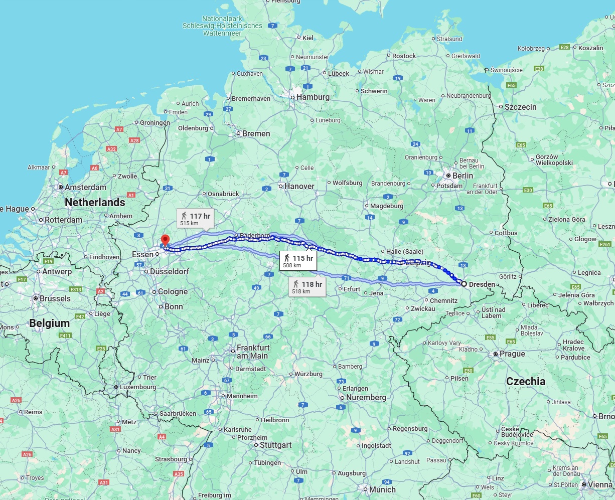 Anreise von Dresden Zu Herne Über 