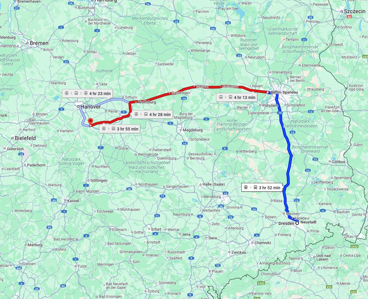 Anreise von Dresden Zu Hildesheim Über 