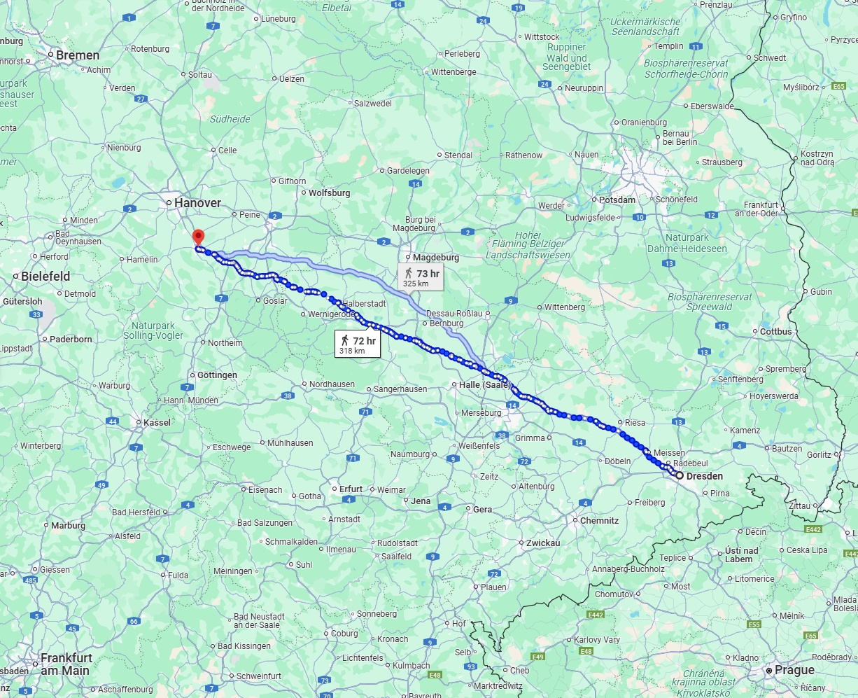 Anreise von Dresden Zu Hildesheim Über 