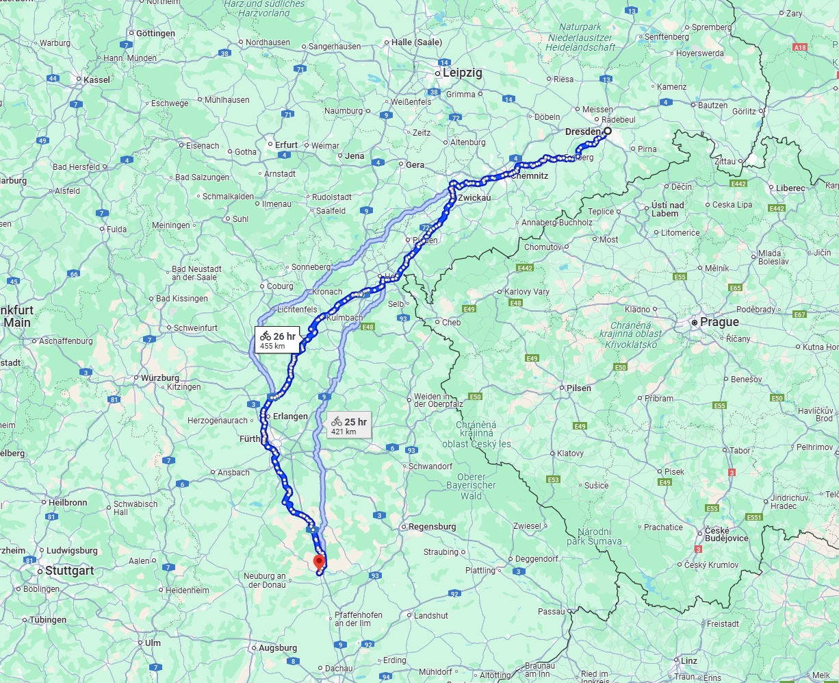 Anreise von Dresden Zu Ingolstadt Über 