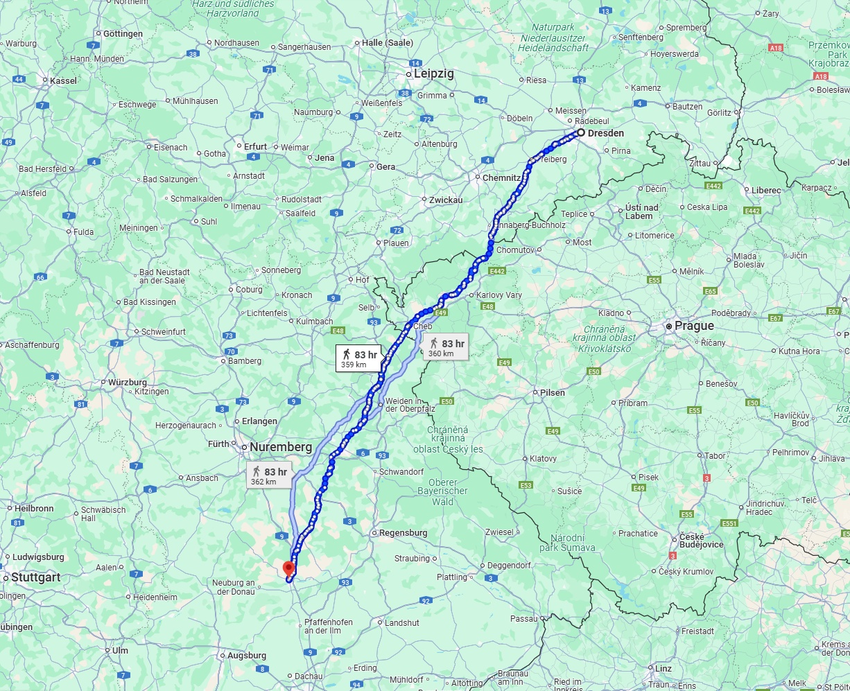 Anreise von Dresden Zu Ingolstadt Über 