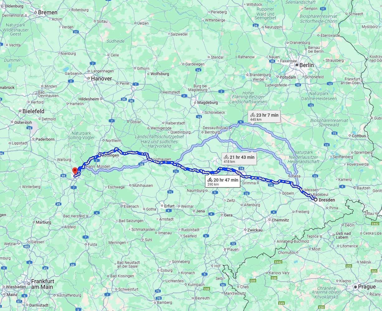Anreise von Dresden Zu Kassel Über 
