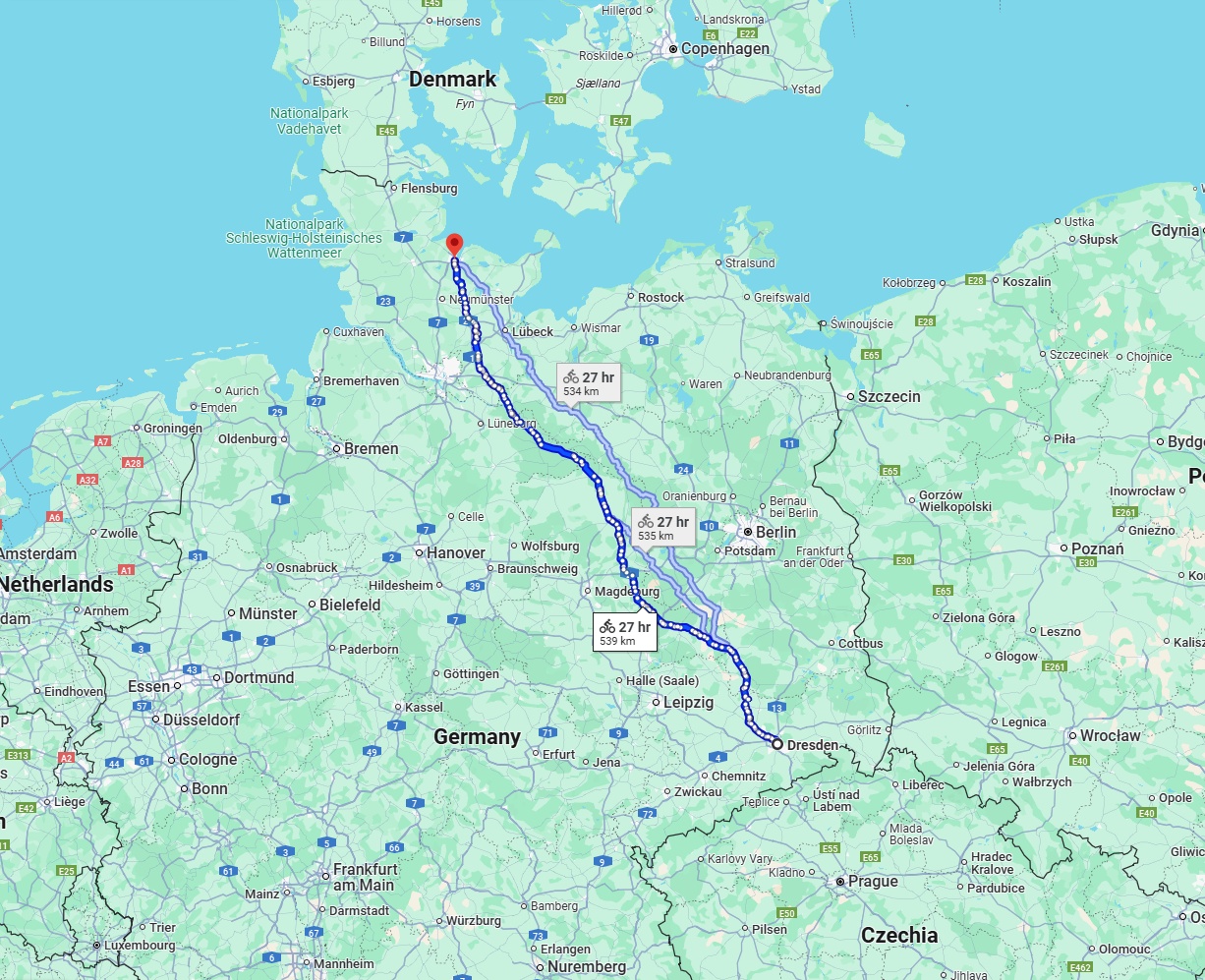 Anreise von Dresden Zu Kiel Über 