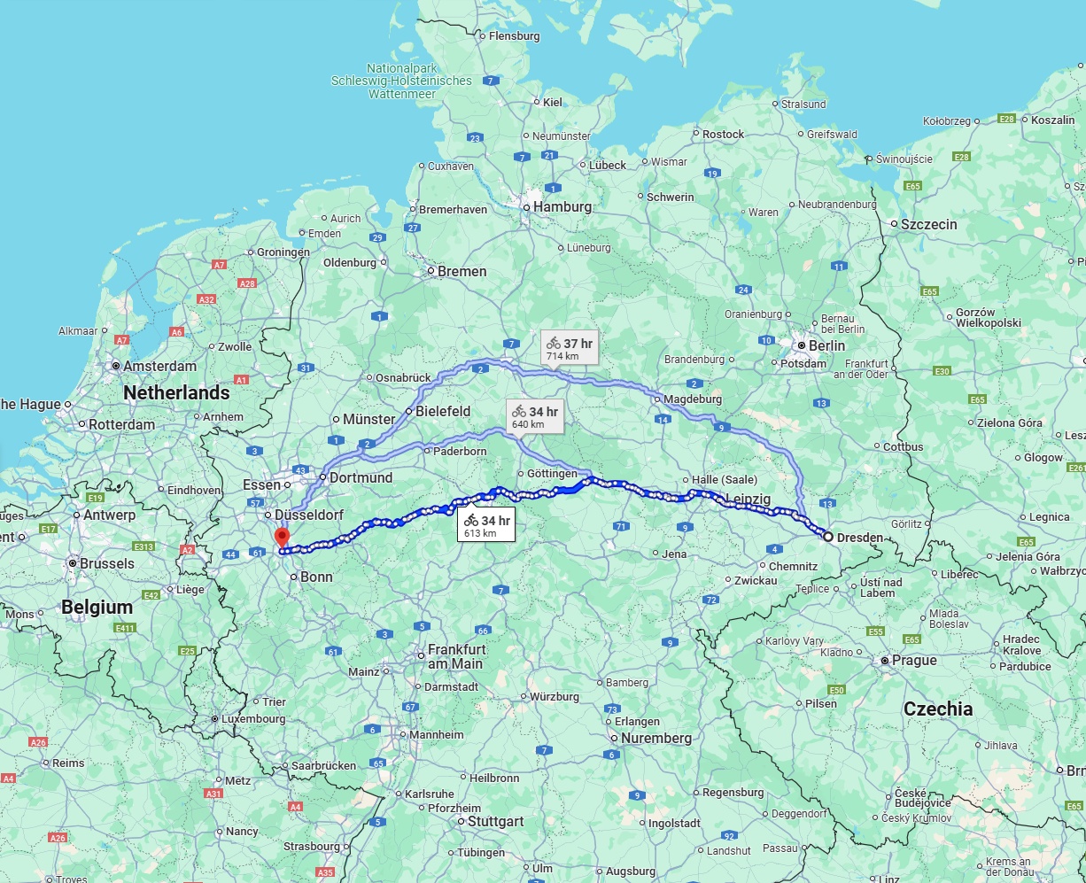 Anreise von Dresden Zu Köln Über 