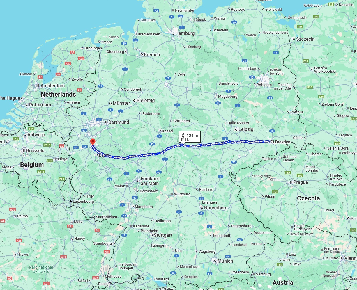 Anreise von Dresden Zu Köln Über 