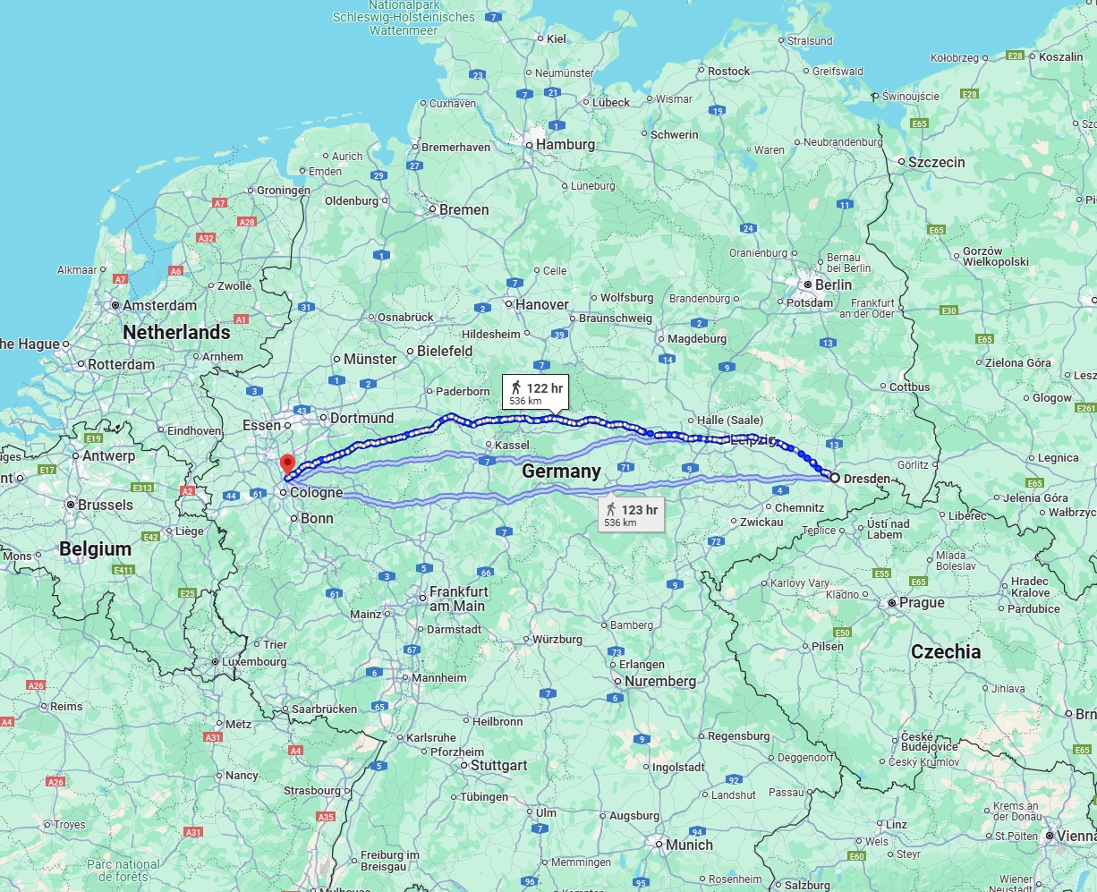 Anreise von Dresden Zu Leverkusen Über 