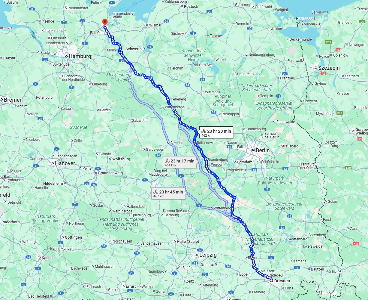 Anreise von Dresden Zu Lübeck Über 
