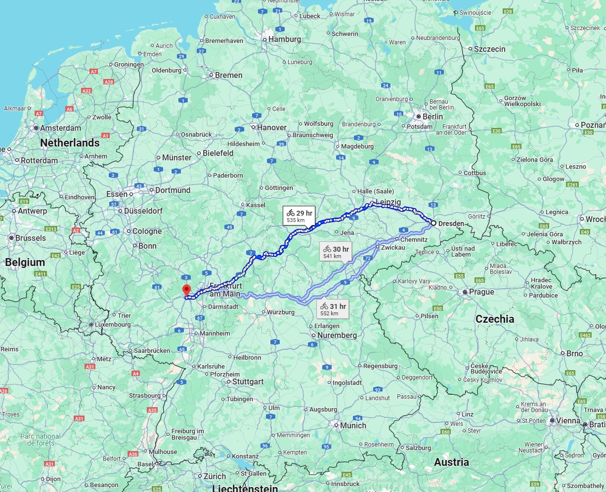 Anreise von Dresden Zu Mainz Über 