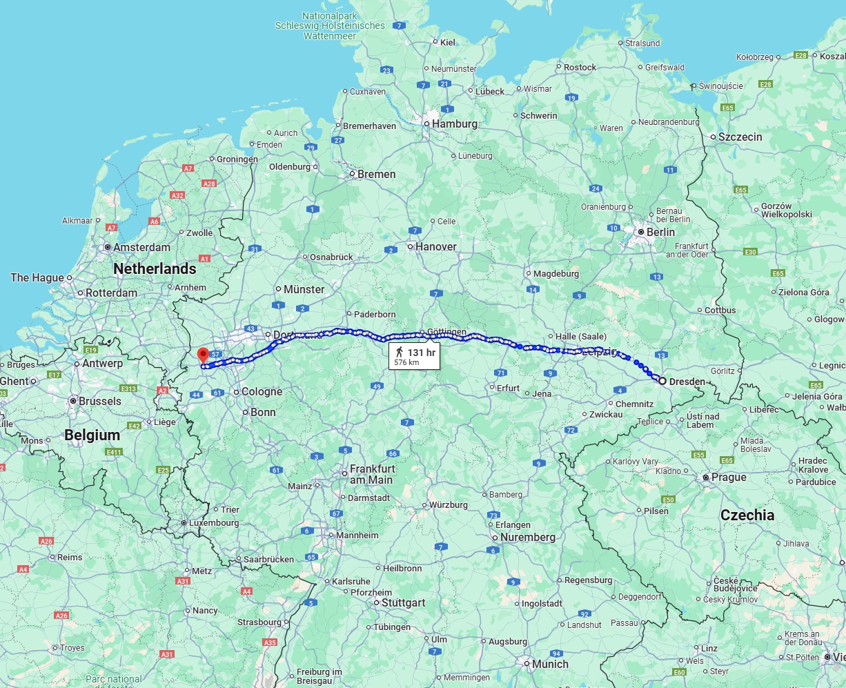 Anreise von Dresden Zu Mönchengladbach Über 