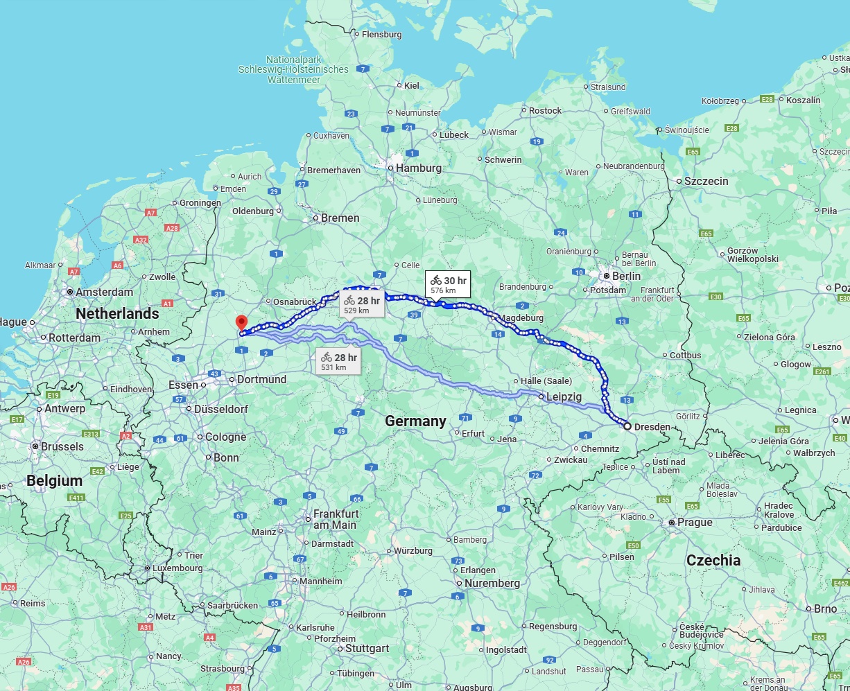 Anreise von Dresden Zu Münster Über 