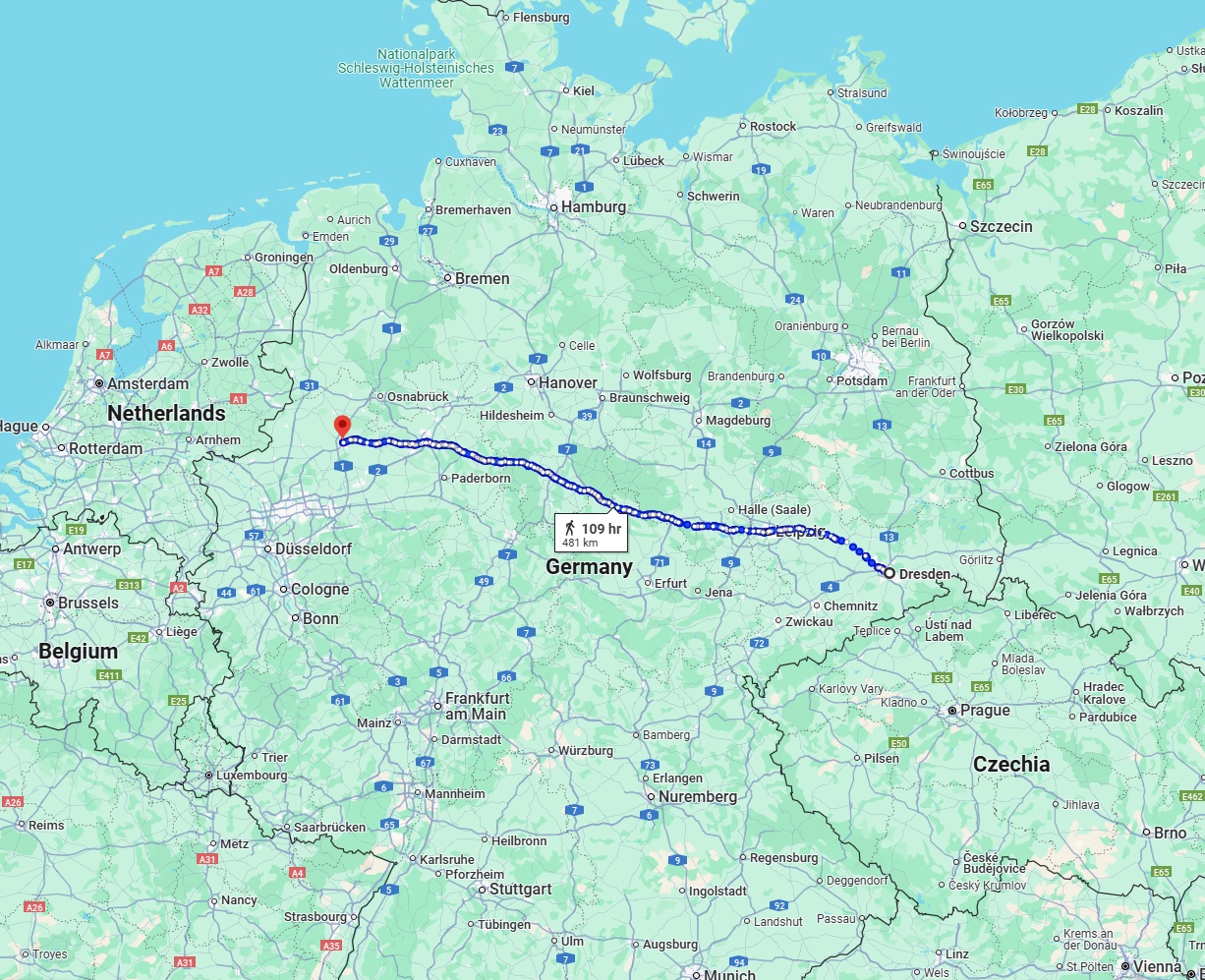 Anreise von Dresden Zu Münster Über 