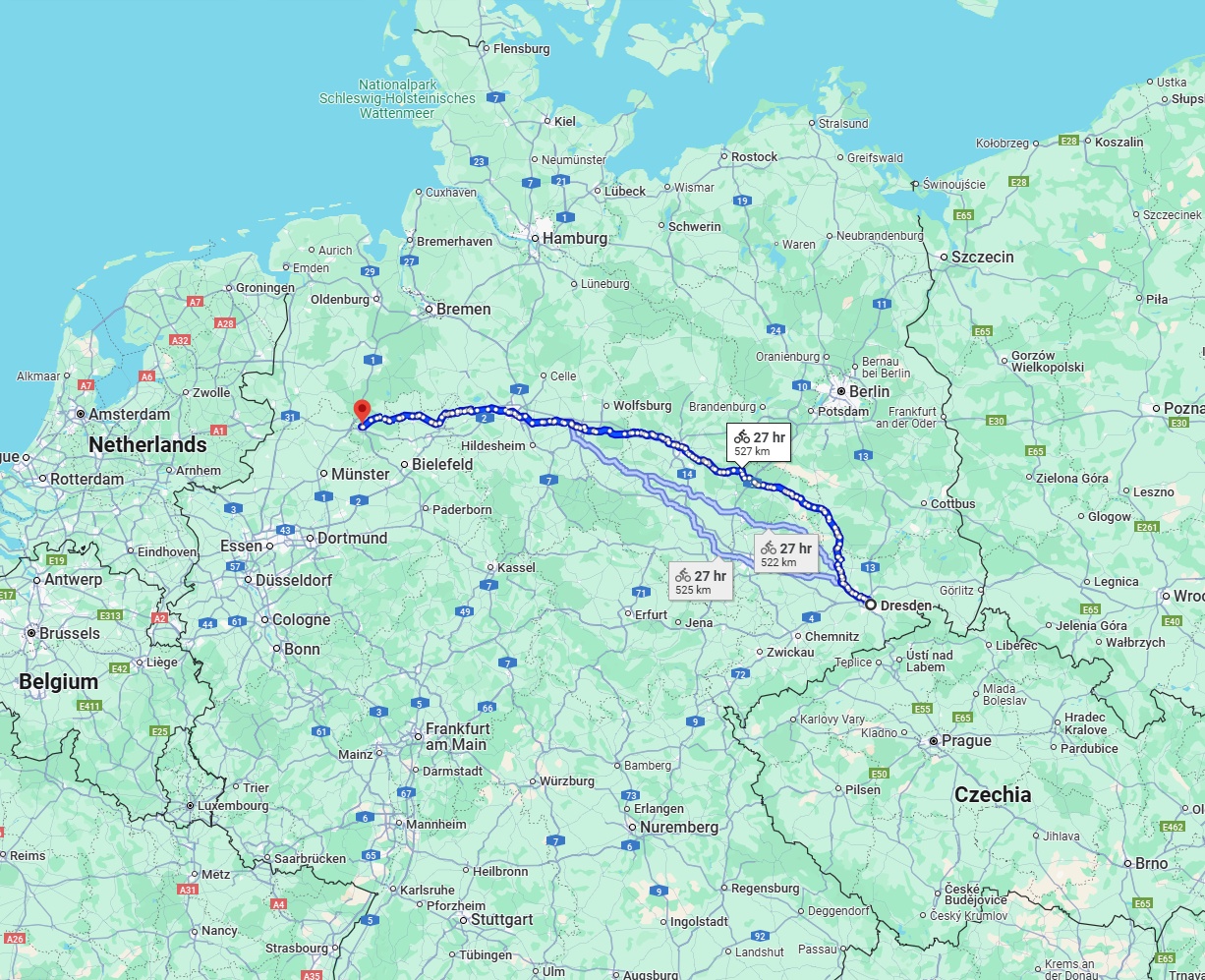 Anreise von Dresden Zu Osnabrück Über 