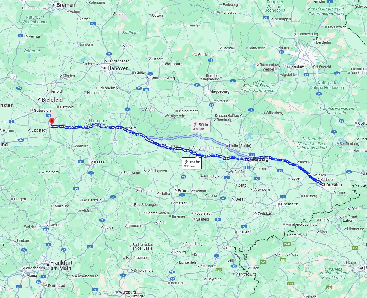 Anreise von Dresden Zu Paderborn Über 